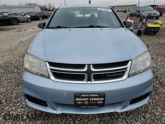 2013 Dodge Avenger SE with VIN 1C3CDZAB8DN611168, listed as a Copart auction lot 50793985 with 158,214 mi miles and Salvage Title. Bid and sale history available at carsss.com. Image 5.
