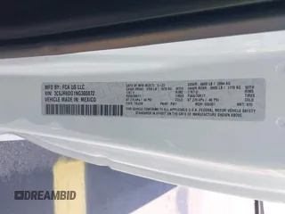 2022 Ram 1500 Tradesman z VIN 3C6JR6DG1NG300872, wystawiony jako IAAI lot #42255745 z przebiegiem 30 727 mil mil oraz . Historia ofert i sprzedaży dostępna na DreamBid. Obrazek 9.