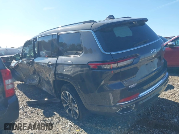 2022 Jeep Grand Cherokee Overland z VIN 1C4RJJDG6N8570854, wystawiony jako IAAI lot #40878737 z przebiegiem 19 947 mil mil oraz . Historia ofert i sprzedaży dostępna na DreamBid. Obrazek 3.