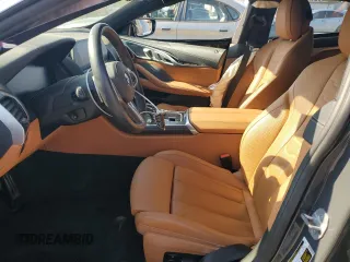 2021 BMW 8 Series M850i with VIN WBAGV8C04MCF78813, listed as a Copart auction lot 68984614 with 0 mi miles and Salvage Title. Bid and sale history available at carsss.com. Image 7.