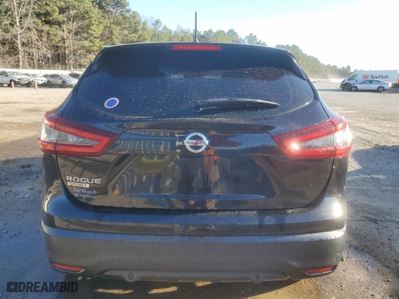 2020 Nissan Rogue Sport S with VIN JN1BJ1CV5LW258196, listed as a Copart auction lot 42423865 with 87,298 mi miles and Salvage Title. Bid and sale history available at carsss.com. Image 6.