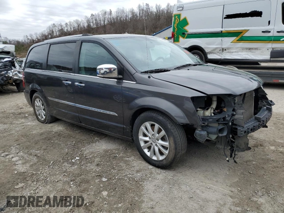 2016 Chrysler Town & Country Limited Platinum with VIN 2C4RC1GG9GR239750, listed as a Copart auction lot 47394415 with 156,273 mi miles and Salvage Title. Bid and sale history available at carsss.com. Image 4.
