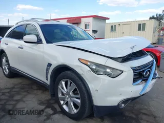 2012 Infiniti FX with VIN JN8AS1MW7CM152605, listed as a IAAI auction lot 41966892 with 145,929 mi miles and . Bid and sale history available at DreamBid. Image 1.