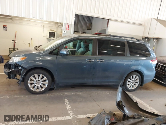 2014 Toyota Sienna Limited with VIN 5TDDK3DC6ES076022, listed as a IAAI auction lot 42174440 with 112,630 mi miles and . Bid and sale history available at DreamBid. Image 15.