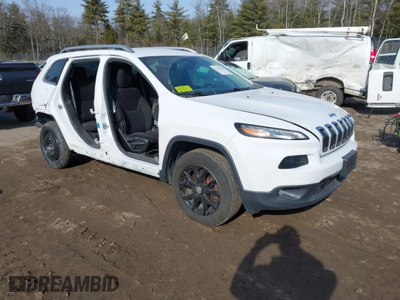 2017 Jeep Cherokee Latitude z VIN 1C4PJMCBXHW668767, wystawiony jako IAAI lot #41795738 z przebiegiem 95 206 mil mil oraz . Historia ofert i sprzedaży dostępna na DreamBid. Obrazek 1.