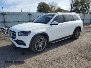 2020 Mercedes-Benz GLS with VIN 4JGFF5KE1LA195907, listed as a Copart auction lot 80371123 with 51,412 mi miles. Bid and sale history available at carsss.com. Image 1.