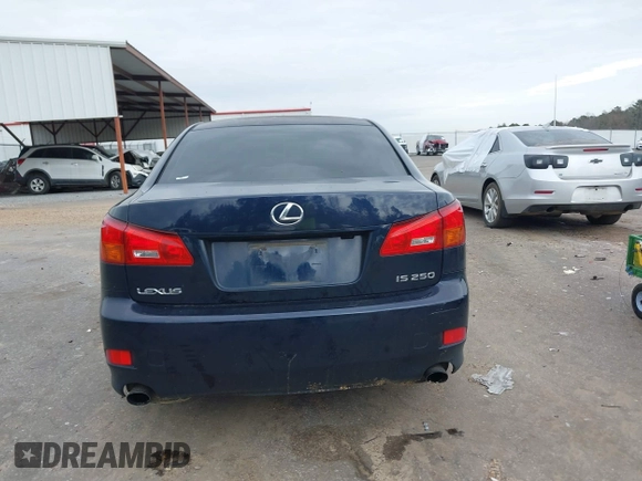 2006 Lexus IS 250 Manual with VIN JTHBK262565003168, listed as a IAAI auction lot 41590359 with 180,400 mi miles. Bid and sale history available at carsss.com. Image 17.