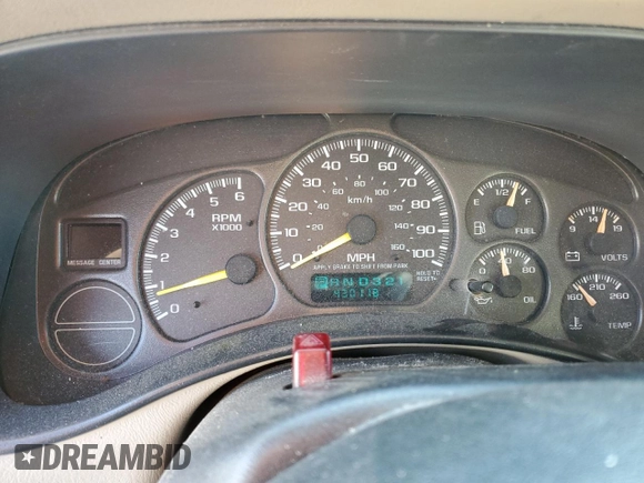 2001 Chevrolet Silverado 1500 with VIN 2GCEC19T411195493, listed as a Copart auction lot 53698965 with 430,118 mi miles and Salvage Title. Bid and sale history available at DreamBid. Image 9.
