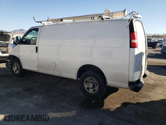 2010 Chevrolet Express Cargo with VIN 1GCZGFBA2A1167547, listed as a Copart auction lot 80991954 with 172,818 mi miles and Salvage title. Bid and sale history available at DreamBid. Image 2.