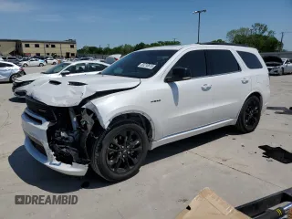 2020 Dodge Durango R/T z VIN 1C4SDHCTXLC441560, wystawiony jako Copart lot #53210615 z przebiegiem 70 311 mil mil oraz Szkoda całkowita • Salvage title. Historia ofert i sprzedaży dostępna na DreamBid. Obrazek 1.