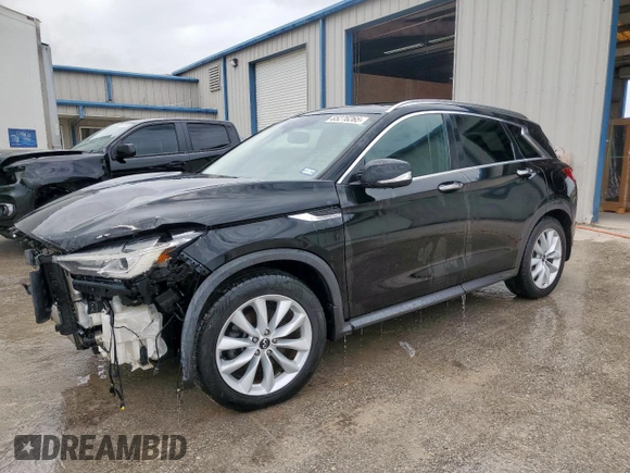 2019 Infiniti QX50 Essential with VIN 3PCAJ5M39KF115669, listed as a Copart auction lot 65276265 with 65,261 mi miles and Salvage title. Bid and sale history available at DreamBid. Image 1.