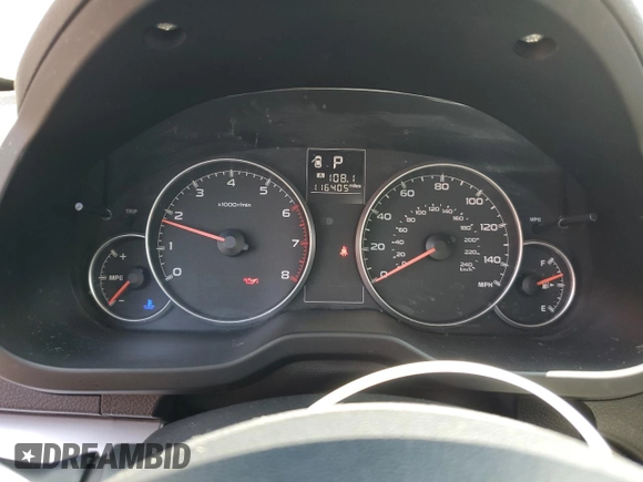 2013 Subaru Outback Premium with VIN 4S4BRBCC1D3222790, listed as a Copart auction lot 59624355 with 116,405 mi miles and Salvage title. Bid and sale history available at DreamBid. Image 9.