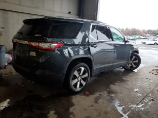 2018 Chevrolet Traverse LT Leather with VIN 1GNEVHKW2JJ146586, listed as a Copart auction lot 84470154 with 96,597 mi miles and Non Repairable. Bid and sale history available at carsss.com. Image 3.