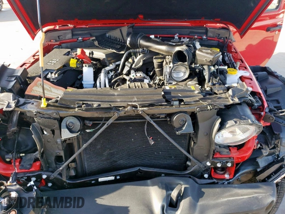 2024 Jeep Wrangler Sport S with VIN 1C4PJXDG3RW253142, listed as a Copart auction lot 52560035 with 2,667 mi miles and Salvage title. Bid and sale history available at DreamBid. Image 11.