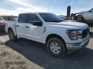 2023 Ford F-150 XL with VIN 1FTFW1E59PKE35312, listed as a Copart auction lot 86181444 with 19,849 mi miles and Salvage Title. Bid and sale history available at carsss.com. Image 4.