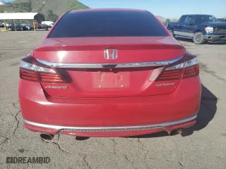 2017 Honda Accord Sedan Sport with VIN 1HGCR2F53HA000664, listed as a Copart auction lot 50086355 with 118,503 mi miles and Salvage Title. Bid and sale history available at carsss.com. Image 6.