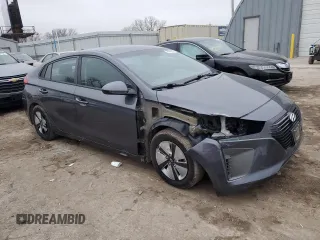 2019 Hyundai Ioniq Blue with VIN KMHC65LC8KU171620, listed as a Copart auction lot 43796755 with 151,479 mi miles and Salvage Title. Bid and sale history available at DreamBid. Image 4.