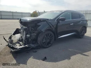 2024 Nissan Murano Platinum with VIN 5N1AZ2DS9RC100865, listed as a Copart auction lot 71658714 with 10,130 mi miles and Salvage Title. Bid and sale history available at carsss.com. Image 1.