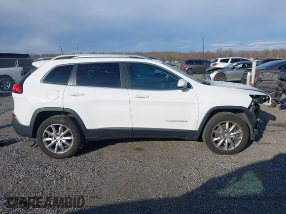 2017 Jeep Cherokee Limited z VIN 1C4PJMDS6HD217295, wystawiony jako IAAI lot #41625231 z przebiegiem 59 794 mil mil oraz . Historia ofert i sprzedaży dostępna na DreamBid. Obrazek 14.