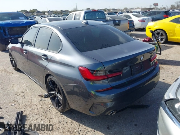 2021 BMW 3 Series 330i with VIN 3MW5R1J08M8C08846, listed as a IAAI auction lot 41731194 with 1 mi miles. Bid and sale history available at carsss.com. Image 3.