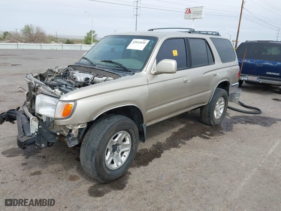 2001 Toyota 4Runner SR5 with VIN JT3HN86R019056725, listed as a IAAI auction lot 42032030 with 327,390 mi miles. Bid and sale history available at carsss.com. Image 2.