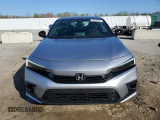 2022 Honda Civic Sport with VIN 2HGFE2F59NH563594, listed as a Copart auction lot 52135515 with 33,339 mi miles and Salvage Title. Bid and sale history available at carsss.com. Image 5.