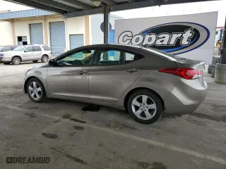 2013 Hyundai Elantra GLS PZEV with VIN 5NPDH4AE2DH290987, listed as a Copart auction lot 53750235 with 119,328 mi miles and Salvage Title. Bid and sale history available at carsss.com. Image 2.