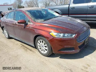 2015 Ford Fusion S with VIN 3FA6P0G76FR153358, listed as a IAAI auction lot 41904020 with 36,643 mi miles. Bid and sale history available at carsss.com. Image 1.