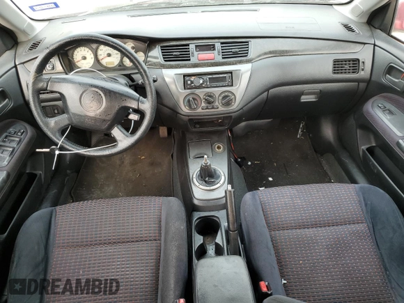 2004 Mitsubishi Lancer with VIN JA3AJ66F94U023029, listed as a Copart auction lot 50252154 with 268,877 mi miles and Salvage Title. Bid and sale history available at DreamBid. Image 8.