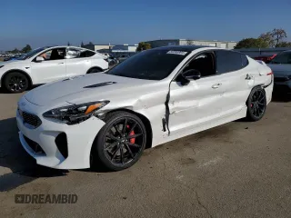 2022 Kia Stinger GT2 with VIN KNAE55LC6N6112488, listed as a Copart auction lot 84086904 with 31,244 mi miles and Salvage Title. Bid and sale history available at DreamBid. Image 1.