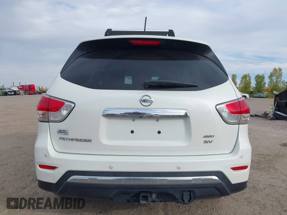 2016 Nissan Pathfinder SV with VIN 5N1AR2MM6GC620861, listed as a IAAI auction lot 40501234 with 107,424 mi miles and . Bid and sale history available at DreamBid. Image 17.