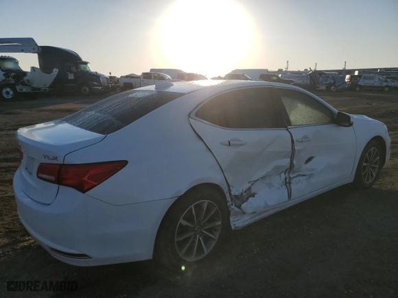 2020 Acura TLX with VIN 19UUB1F31LA013200, listed as a Copart auction lot 48456185 with 95,158 mi miles and Salvage Title. Bid and sale history available at carsss.com. Image 3.