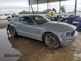 2006 Ford Mustang GT Deluxe with VIN 1ZVHT82H365232581, listed as a Copart auction lot 63277185 with 252,937 mi miles and Salvage title. Bid and sale history available at DreamBid. Image 4.