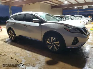 2019 Nissan Murano SV with VIN 5N1AZ2MJXKN116610, listed as a Copart auction lot 43729985 with 48,558 mi miles and Salvage Title. Bid and sale history available at carsss.com. Image 4.