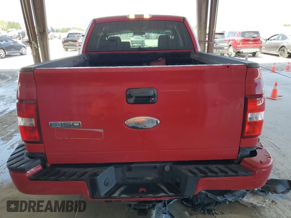 2007 Ford F-150 STX with VIN 1FTRX02W47KD43770, listed as a Copart auction lot 53056955 with 224,526 mi miles and Salvage Title. Bid and sale history available at carsss.com. Image 6.