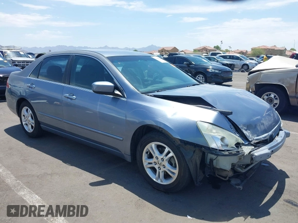 2007 Honda Accord LX SE with VIN 1HGCM56397A006398, listed as a IAAI auction lot 42648904 with 79,506 mi miles and . Bid and sale history available at DreamBid. Image 1.