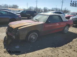 1983 Ford Mustang с VIN 1FABP273XDF201719, выставлен на аукционе Copart как лот 49208305 с пробегом Не указан миль и Списание • Salvage title. История ставок и продаж доступна на DreamBid. Изображение 1.