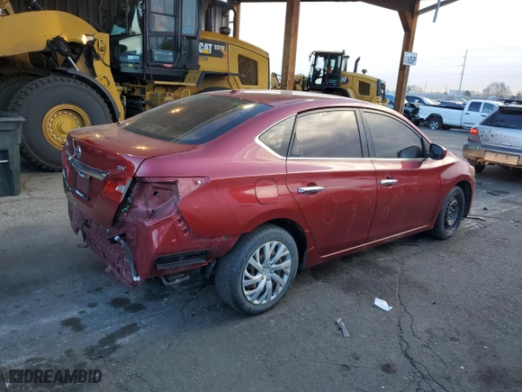 2016 Nissan Sentra SR with VIN 3N1AB7APXGL641465, listed as a Copart auction lot 46898985 with 105,186 mi miles and Salvage Title. Bid and sale history available at carsss.com. Image 3.
