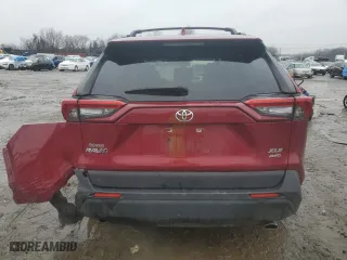 2019 Toyota RAV4 XLE with VIN JTMP1RFV5KD502131, listed as a Copart auction lot 44946185 with 90,674 mi miles and Salvage Title. Bid and sale history available at carsss.com. Image 6.
