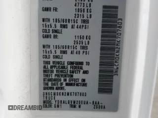 2021 Nissan NV200 SV with VIN 3N6CM0KN2MK707803, listed as a Copart auction lot 52984345 with 194,808 mi miles and Salvage title. Bid and sale history available at DreamBid. Image 13.