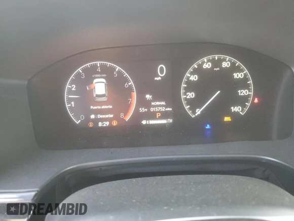 2024 Honda CR-V EX-L with VIN 2HKRS3H75RH333508, listed as a Copart auction lot 43202895 with 15,752 mi miles and Salvage Title. Bid and sale history available at DreamBid. Image 9.