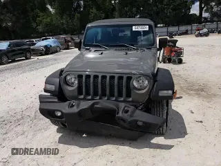 2020 Jeep Wrangler Sport with VIN 1C4GJXAG7LW143240, listed as a Copart auction lot 64058024 with 35,737 mi miles and Salvage title. Bid and sale history available at DreamBid. Image 10.