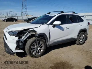 2020 Toyota RAV4 XLE Premium with VIN 2T3C1RFV8LW076549, listed as a Copart auction lot 49922535 with 136,074 mi miles and Salvage Title. Bid and sale history available at carsss.com. Image 1.