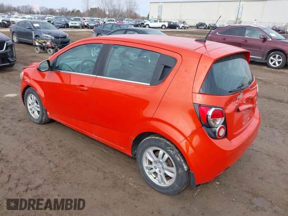 2013 Chevrolet Sonic LT with VIN 1G1JC6SB2D4179193, listed as a IAAI auction lot 41764370 with 201,073 mi miles. Bid and sale history available at carsss.com. Image 3.