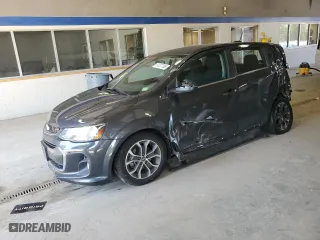 2017 Chevrolet Sonic LT with VIN 1G1JD6SH8H4105879, listed as a Copart auction lot 51037195 with 56,893 mi miles and Salvage Title. Bid and sale history available at carsss.com. Image 1.