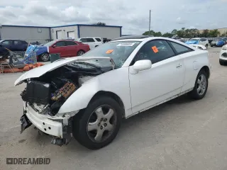 2002 Toyota Celica GT with VIN JTDDR32T420137543, listed as a Copart auction lot 71398604 with 168,767 mi miles and Salvage Title. Bid and sale history available at carsss.com. Image 1.