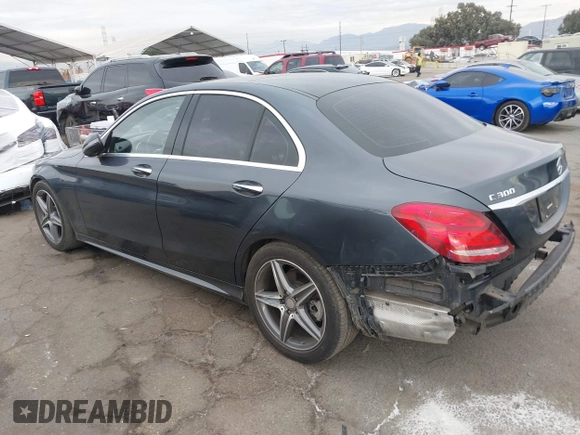 2016 Mercedes-Benz C 300 with VIN 55SWF4JB5GU129538, listed as a IAAI auction lot 38329587 with 113,111 mi miles and . Bid and sale history available at DreamBid. Image 3.