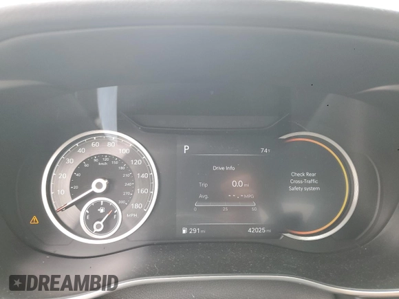 2022 Genesis G70 3.3T with VIN KMTG54TE9NU098610, listed as a Copart auction lot 59743295 with 42,025 mi miles and Salvage title. Bid and sale history available at DreamBid. Image 9.