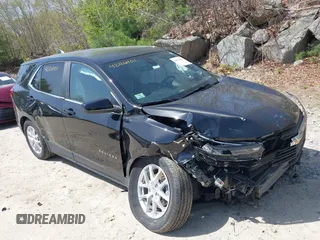 2022 Chevrolet Equinox LT z VIN 3GNAXUEV5NL281130, wystawiony jako IAAI lot #42126401 z przebiegiem 18 308 mil mil oraz . Historia ofert i sprzedaży dostępna na DreamBid. Obrazek 1.