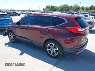 2017 Honda CR-V EX with VIN 7FARW1H51HE007293, listed as a IAAI auction lot 41768836 with 86,553 mi miles. Bid and sale history available at carsss.com. Image 3.